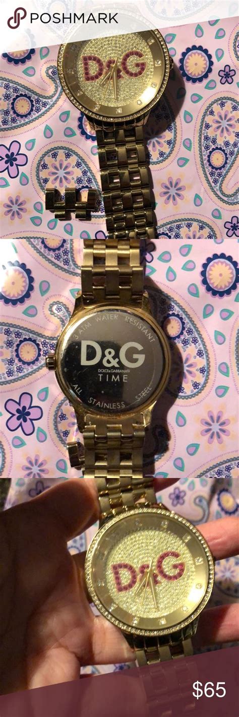 dolce and gabbana gold watch